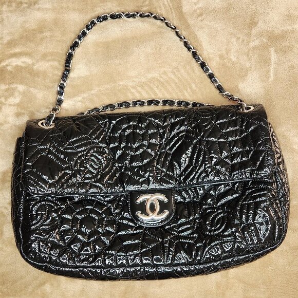 Chanel Patent Soft Sided bag, Authentic - Picture 1 of 9